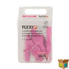 FLEXI FUCHSIA BORSTELTJE MICRO FINE INTERDENTAAL 6
