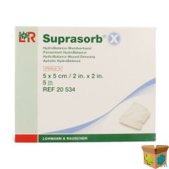 SUPRASORB X KP CELLULOSE STER 5X 5CM 5 20534