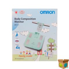 OMRON BF511T TURQ. LICHAAMSCOMPOSITIEMETER <150KG