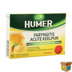 HUMER FARYNGITIS ROOD FRUIT PAST 20