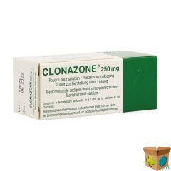 CLONAZONE 250MG PDR VOOR OPLOSSING TUBE 20G