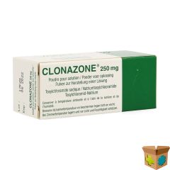 CLONAZONE 250MG PDR VOOR OPLOSSING TUBE 20G