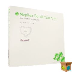 MEPILEX BORDER SACRUM STER 22,0X25,0 5 282460