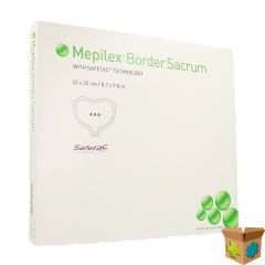 MEPILEX BORDER SACRUM STER 22,0X25,0 5 282460