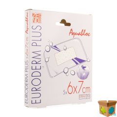 EURODERM PLUS 6X 7CM 5 PLEISTER STERIEL WTP