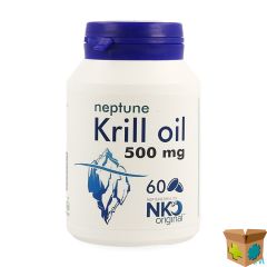 SORIA NEPTUNE KRILL OIL 500MG POT PARELS 60