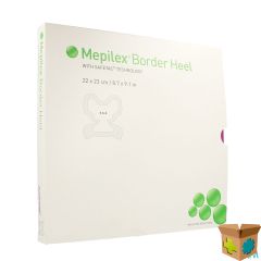MEPILEX BORDER HEEL 22,0X23,0 6 282750