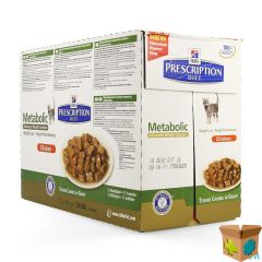PRESCRIPTION DIET FELINE METABOLIC POUCH 12 X 85G