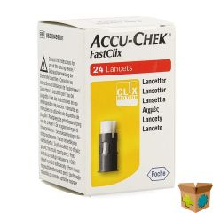 ACCU CHEK MOBILE FASTCLIX LANCETTEN 4X6 5208459001