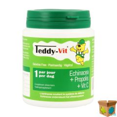 TEDDY VIT ECHINACEA+PROPOLIS+VIT C BEERTJES 50