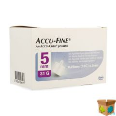 ACCU FINE 31G 5MM 100