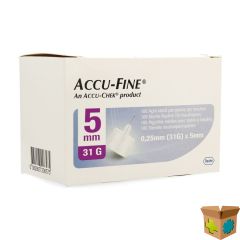 ACCU FINE 31G 5MM 100