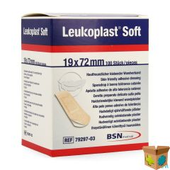 LEUKOPLAST SOFT 19X72MM 100