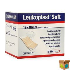 LEUKOPLAST SOFT INJ. 19X40MM 100