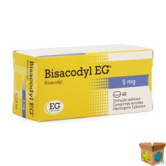 BISACODYL EG 5MG OMHULDE TABL 40 X 5MG