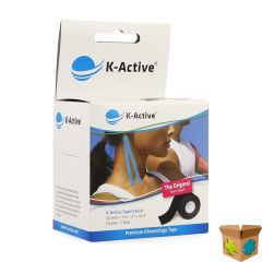 NAQI K ACTIVE TAPE CLASSIC ZWART 50MMX5M