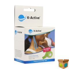 NAQI K ACTIVE TAPE CLASSIC GROEN 50MMX5M