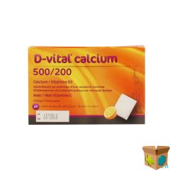 D-VITAL CALCIUM 500/200 SINAAS ZAKJES 40