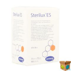 STERILUX ES KP N/ST 8PL 7,5X 7,5CM 100 4188028