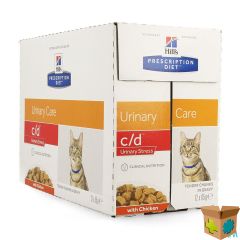 PRESCRIPTION DIET FELINE C/D STRESS CHICKEN 12X85G