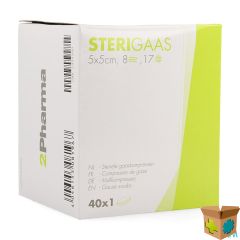 STERIGAAS KP STER 8L 5,0X 5,0CM 40X1
