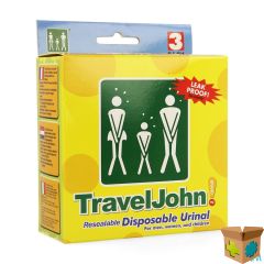 TRAVEL JOHN URINAAL 3X800ML