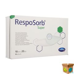 RESPOSORB SUPER VERBAND 10X20CM 10 6850215