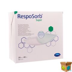 RESPOSORB SUPER VERBAND 20X40CM 10 6850247