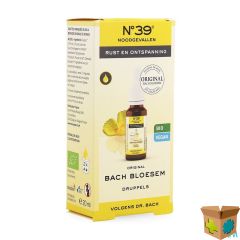 BACHBLOESEM BIO N39 NOODGEVALLEN DRUPPELS 20ML