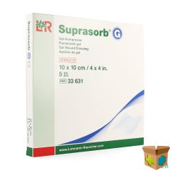 SUPRASORB G KOMPRES NEW 10X 10CM 5 33631
