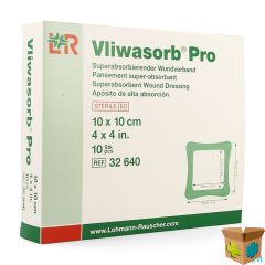VLIWASORB PRO VERBAND 10X10CM 10 32640