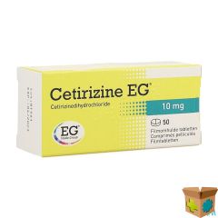 CETIRIZINE EG TABL 50X10MG