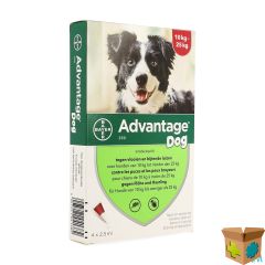 ADVANTAGE 250 HONDEN 10<25KG 4X2,5ML