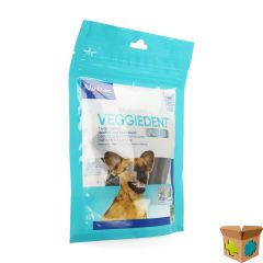 VEGGIEDENT XS HOND <5KG KAUWREEP 15