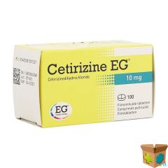 CETIRIZINE EG TABL 100X10MG