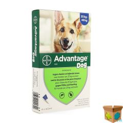 ADVANTAGE 400 HONDEN 25<40KG 4X4ML