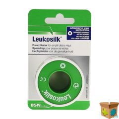 LEUKOSILK DEKSEL 2,50CMX5M OPHANG 1 102203