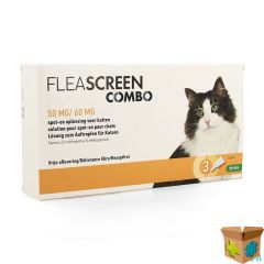 FLEASCREEN COMBO 50MG/60MG SPOT ON KAT PIPET 3