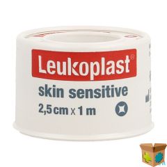 LEUKOPLAST SKIN SENSITIVE SPOEL 2,5CMX1,0M