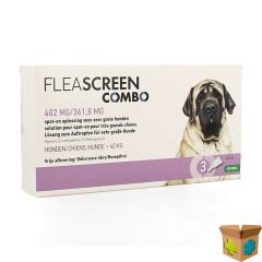 FLEASCREEN COMBO 402MG/361,8MG SPOT ON HOND PIP. 3