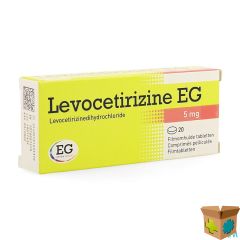 LEVOCETIRIZINE EG 5 MG FILMOMH TABL 20