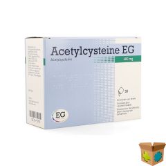 ACETYLCYSTEINE EG 600MG GRAN. VR DRANK ZAKJE 30
