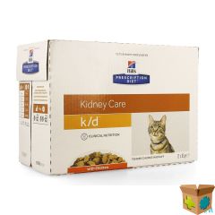HILLS PRESCRIP.DIET FELINE KD MAALTIJDZAKJE 12X85G