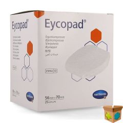 EYCOPAD HARTM KP STER 56X70MM 25 4155408