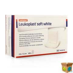 LEUKOPLAST SOFT WHITE 38X72MM 100