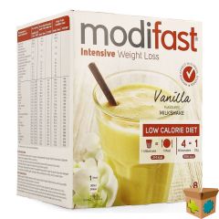 MODIFAST INTENSIVE VANILLA FLAVOURED MILKSH. 8X55G