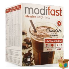 MODIFAST INTENSIVE CHOCO FLAVOURED MILKSHAKE 8X55G