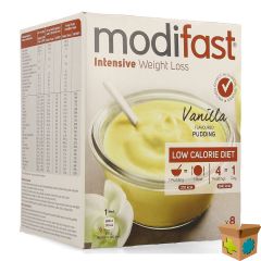 MODIFAST INTENSIVE VANILLA FLAVOURED PUDDING 8X55G