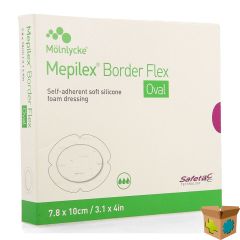 MEPILEX BORDER FLEX OVAL VERB 7,8X10CM 5 583500
