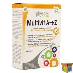 PHYSALIS MULTIVIT A-Z COMP 45 NF